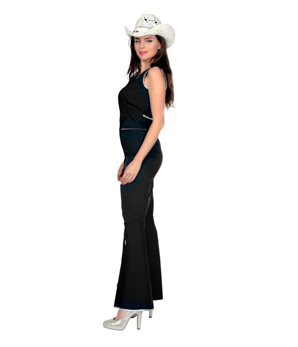 Festival Western Outfit Dames Zwart