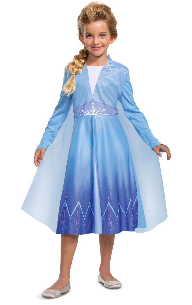 DISGUISE - Elsa Frozen 2 Basis Meisjes kostuum - 98/110 (3-4 jaar)