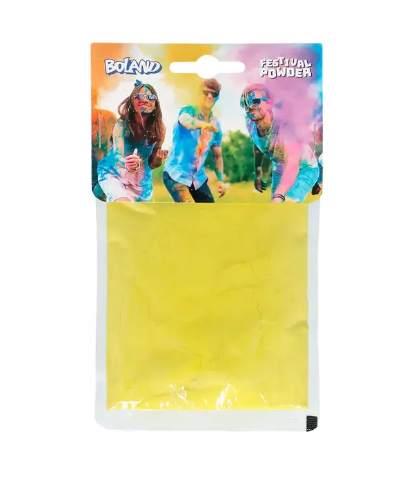 Holi Kleurpoeder Geel (70g)