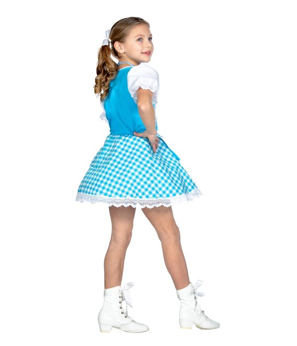 Dirndl Jurk Aqua Meisje Elise