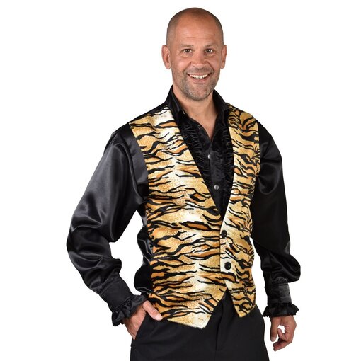 Tijgerprint Gilet Wessel