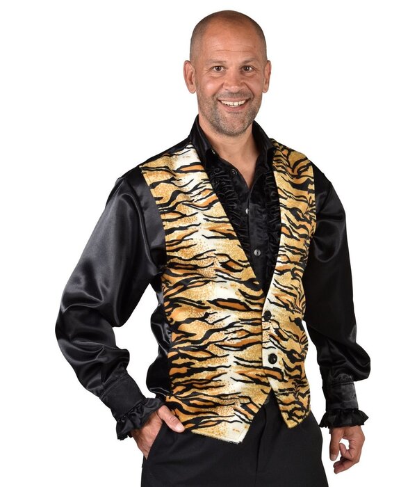 Tijgerprint Gilet Wessel