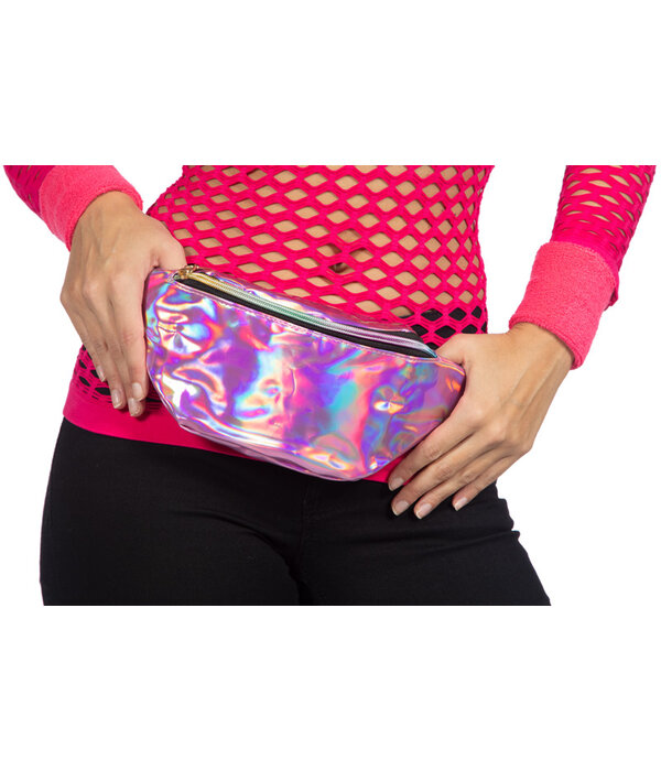 Heuptas Holografisch Roze Bling