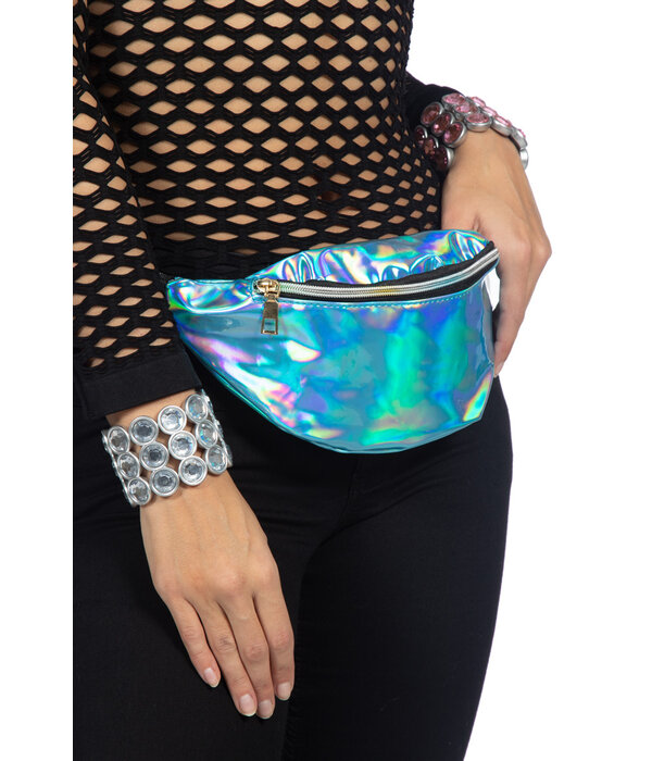 Heuptas Bling Holografisch Aqua