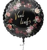 Folieballon  'Veel liefs' Flowers (45cm)