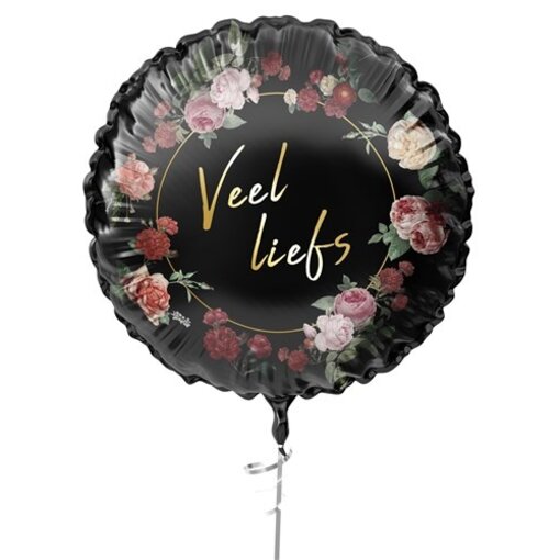Folieballon  'Veel liefs' Flowers (45cm)