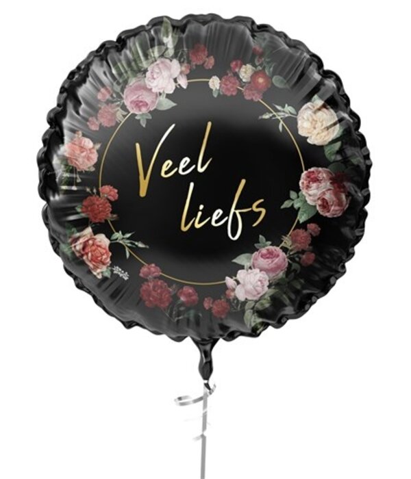 Folieballon  'Veel liefs' Flowers (45cm)