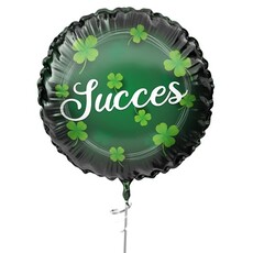 Folieballon  'Succes' Klavertje vier (45cm)