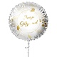 Folieballon  'Hoera getrouwd' Gouden Prints (45cm)