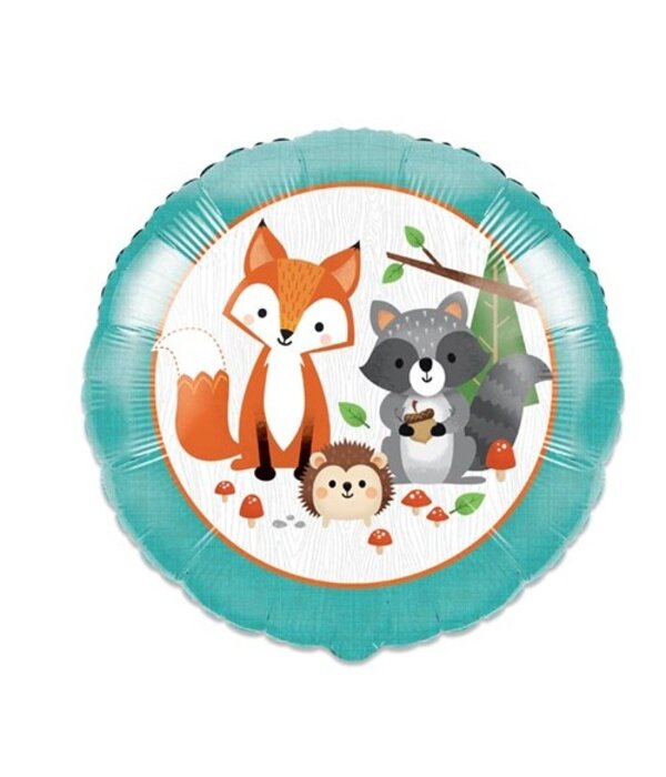 Folieballon  'Wild one' Bosdieren (45cm)