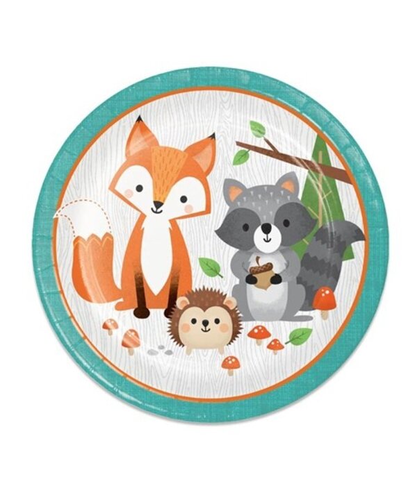 Bordjes Wild One Bosdieren (8st)