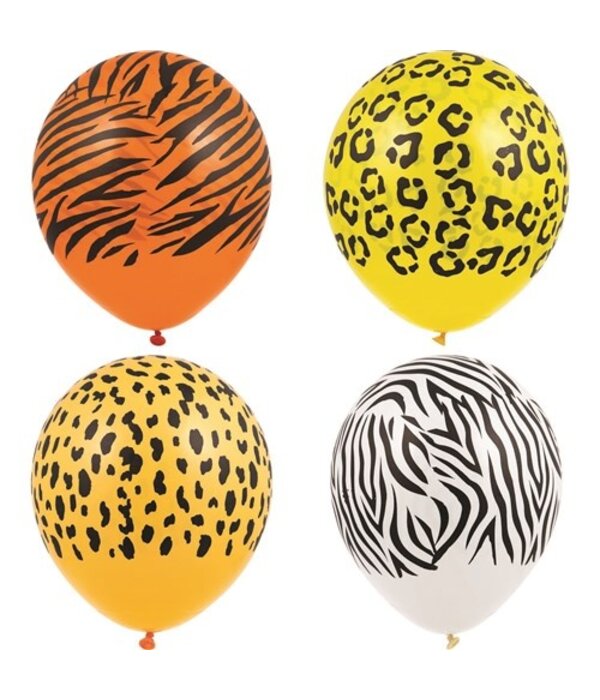 Ballonnen Set Party Animals Wild Ones (15st)