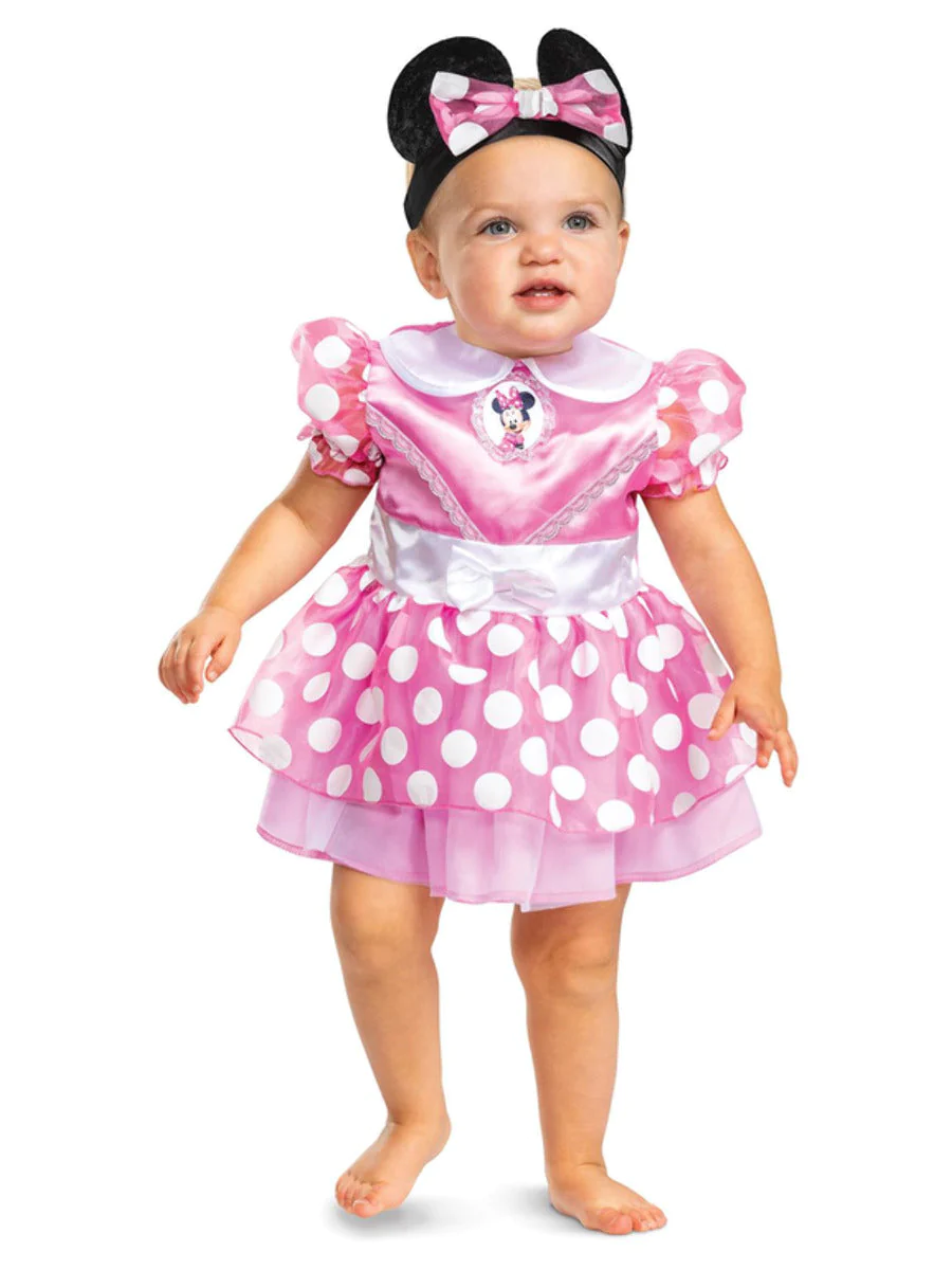 Roze Minnie Mouse Outfit Baby