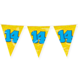 Happy Verjaardag Vlaggenlijn 14 Jaar (10m)