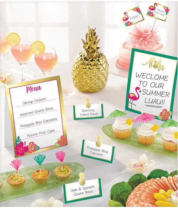 Tafeldecoratie Aloha Island (12-Delig)