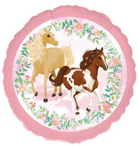 Folieballon Paarden Beautiful (43cm)