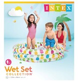 Opblaas Zwembad Ananas print Intex (132x28cm)