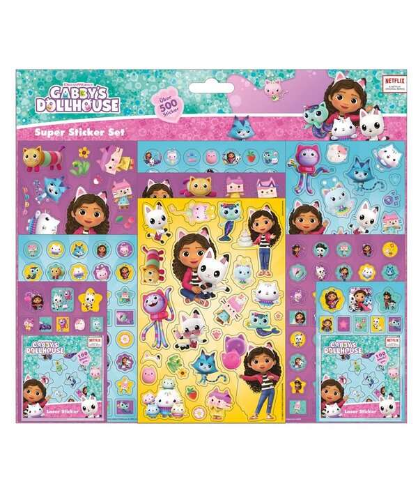Gabby's Dollhouse Super Sticker Set