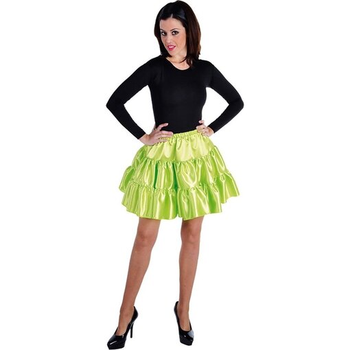 Volangen Rok Kort Groen