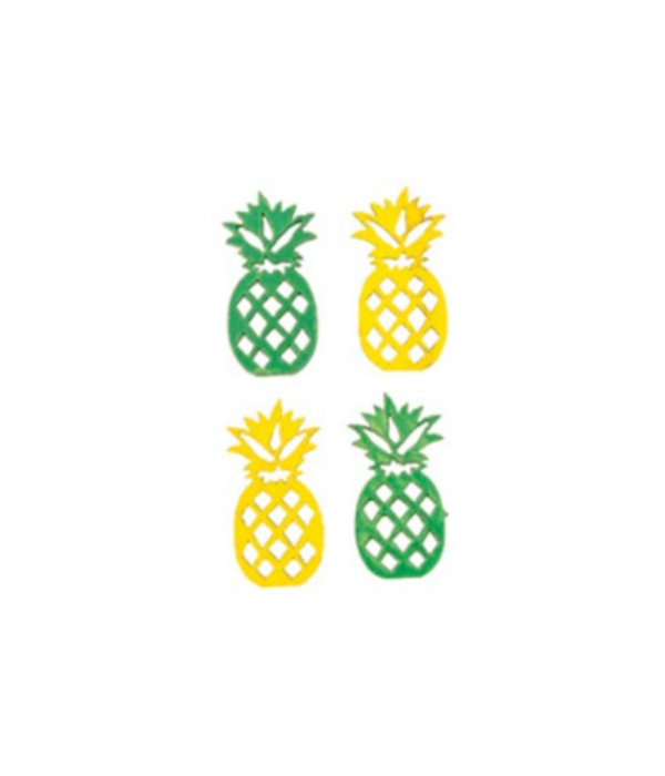 Tafelconfetti Ananas Hout (18st)