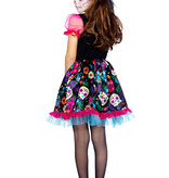 Jurkje Dead Of The Dead Meisjes Skeleton Flowers