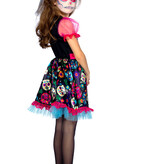 Jurkje Dead Of The Dead Meisjes Skeleton Flowers