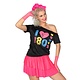 Shirt I love the 80's zwart Sandra