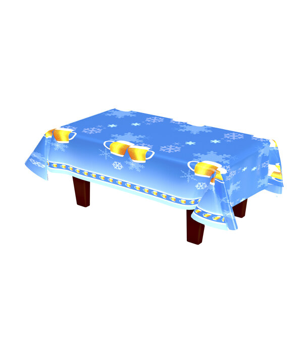 Tafelkleed Bierglazen Blauw