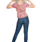 Tiroler Blouse Bordeaux Dames Lilly