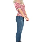 Tiroler Blouse Bordeaux Dames Lilly