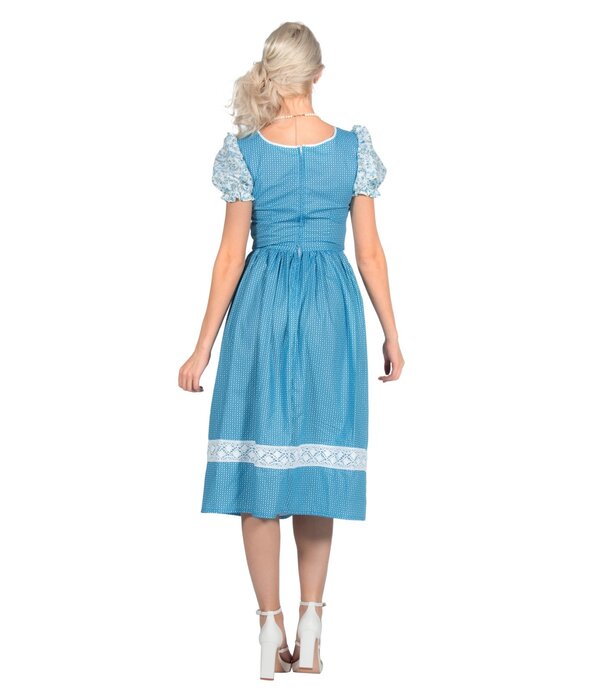 Dirndl Jurk Lang Blauw