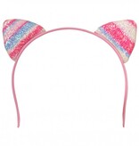 Diadeem Kattenoortjes Glitter Multikleur