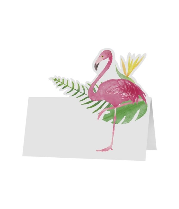 Set Tafel Place Cards Pink Flamingo (6st)