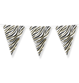 Folie Vlaggenlijn Zebraprint (10m)
