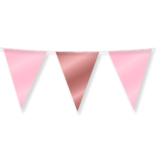 Folie Vlaggenlijn Roségoud/Roze (10m)