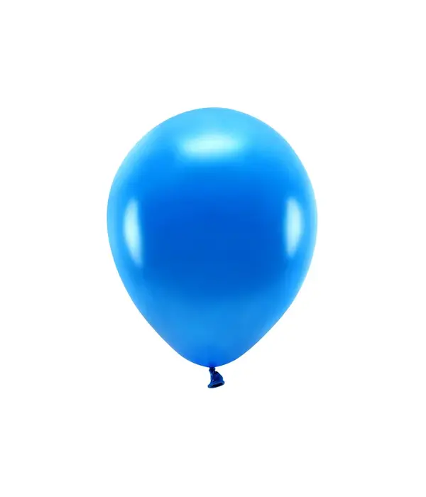 100 Metallic blauwe ballonnen 30cm