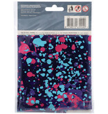 Folieballon Cijfer 4 Paint Splash Neon (86cm)