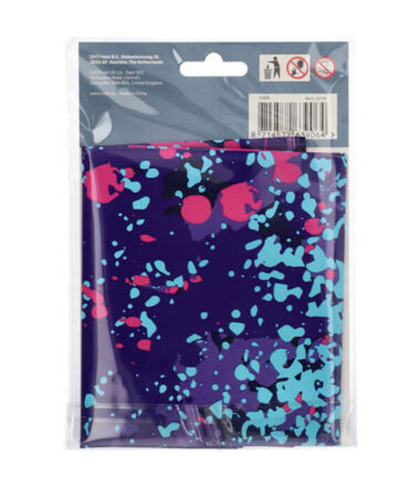 Folieballon Cijfer 6 Paint Splash Neon (86cm)