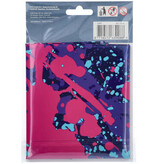 Folieballon Cijfer 8 Paint Splash Neon (86cm)