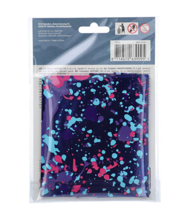 Folieballon Cijfer 9 Paint Splash Neon (86cm)