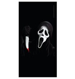 Wanddecoratie Doek Scream Met Mes (170cm)