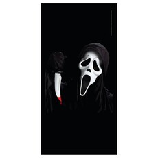 Wanddecoratie Doek Scream Met Mes (170cm)