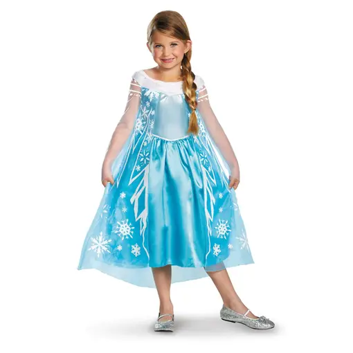 Frozen Jurk Elsa Kind Deluxe Official