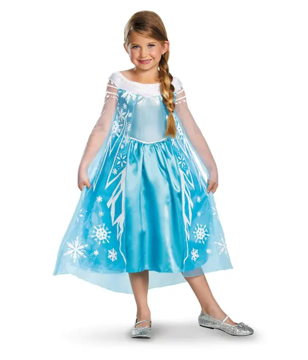 Frozen Jurk Elsa Kind Deluxe Official