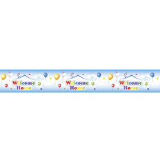 Banner Welcome Home Balloons (610x8cm)