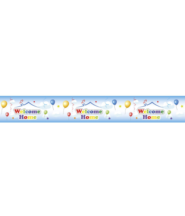 Banner Welcome Home Balloons (610x8cm)