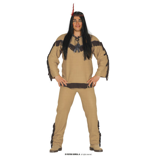 Indiaan Kostuum 3-Delig Man Hinto