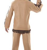 Indiaan Kostuum 3-Delig Man Hinto