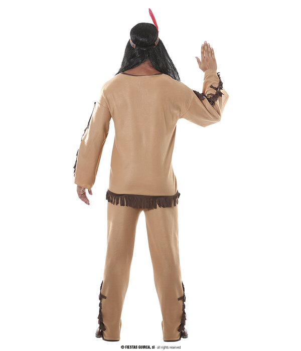 Indiaan Kostuum 3-Delig Man Hinto