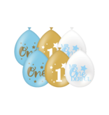 Verjaardag Ballonnen Jongen 1 Jaar Mr Onederful (6st)